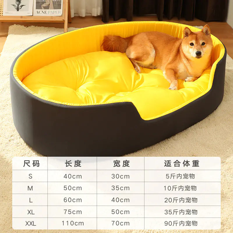 Panier pour Chien avec Housse Lavable Amovible
