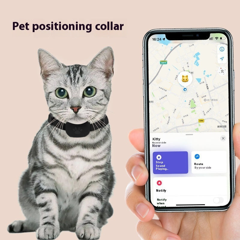 Collier Tracker IOS pour chat ou petit chien