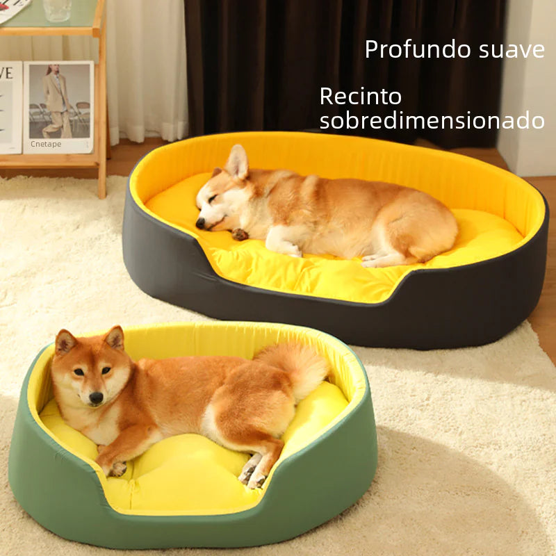Panier pour Chien avec Housse Lavable Amovible