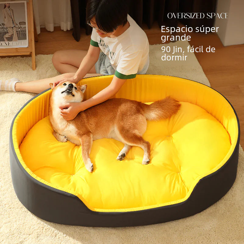 Panier pour Chien avec Housse Lavable Amovible