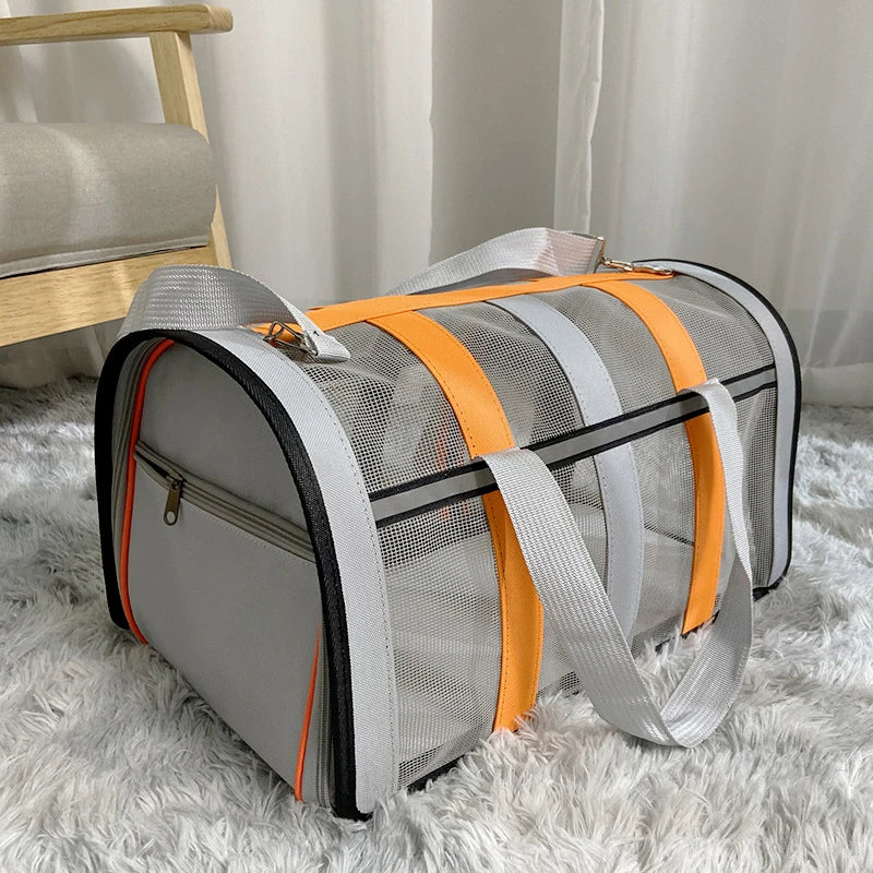 Sac de transport pour chiens et chats, pliable, avec bandoulière