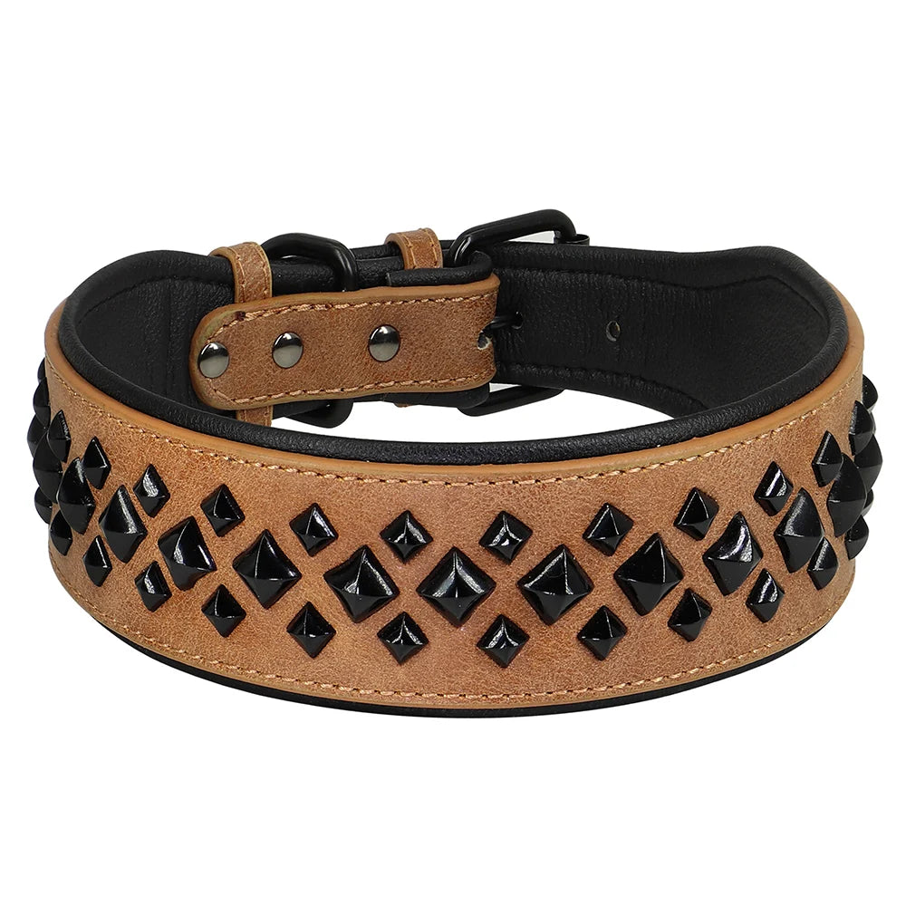 Collier en cuir pour chien Moyen (20-40Kg)