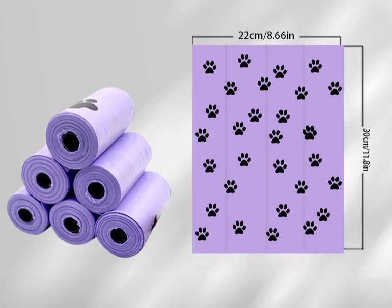 Sacs à déjections biodégradables pour chien