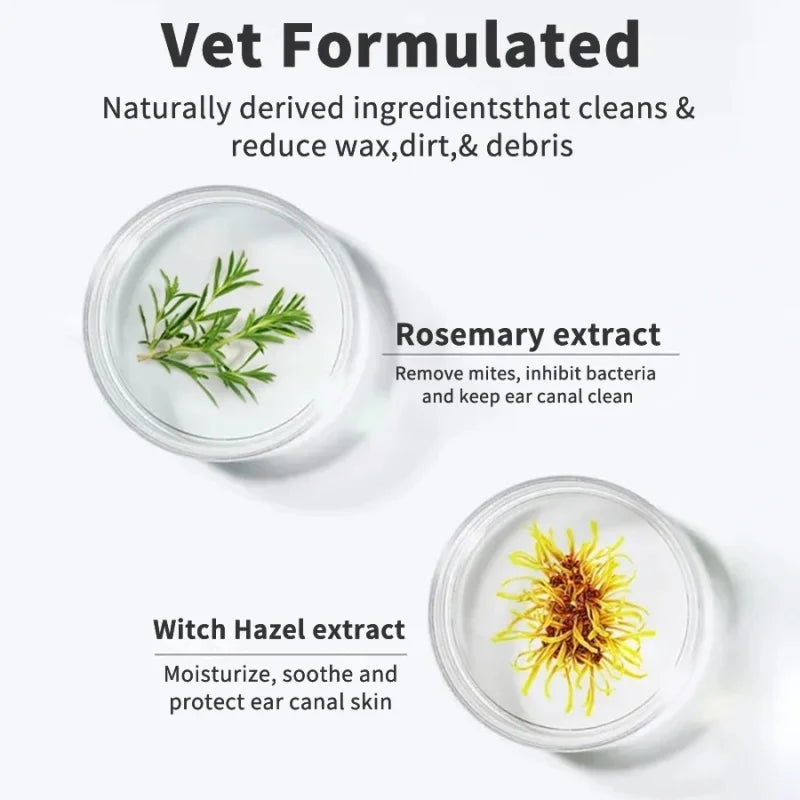 Lingettes pour nettoyage des oreilles pour chien