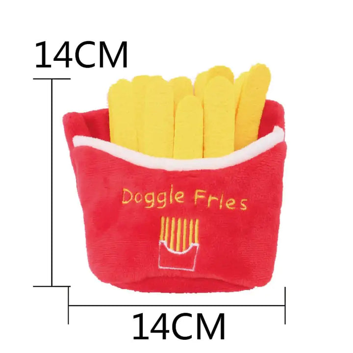Jouet Sonore pour Chien "Burger & Friends" | Rio & Ruby™ 🍔🍟🍦